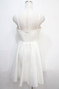画像2: axes femme POETIQUE / フレアキャミワンピース M 白 Y-25-04-15-117-AX-OP-SZ-ZY