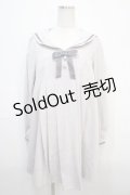 【SALE】Ank Rouge / セーラーワンピース  グレー Y-25-04-15-123-CA-OP-SZ-ZT126