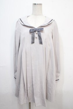 画像1: Ank Rouge / セーラーワンピース  グレー Y-25-04-15-123-CA-OP-SZ-ZT126