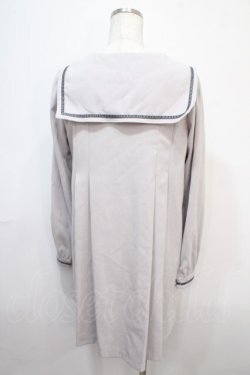 画像2: Ank Rouge / セーラーワンピース  グレー Y-25-04-15-123-CA-OP-SZ-ZT126