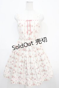 metamorphose / ブーケ柄ワンピース  白 Y-25-04-15-124-ME-OP-SZ-ZY