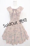 Victorian maiden / ローズフリルカラーワンピース  ブラウン Y-25-04-15-125-CL-OP-SZ-ZY