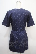 画像2: 【SALE】merry jenny / キューピッドスカラップワンピース M ネイビー Y-25-04-15-126-LO-OP-SZ-ZT049 (2)