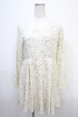 E hyphen world gallery / 星座柄ワンピース F アイボリー Y-25-04-15-127-LO-OP-SZ-ZS