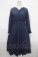 画像1: LEBECCA boutique / 湯煙を纏うワンピース F ネイビー Y-25-04-15-128-EL-OP-SZ-ZY (1)