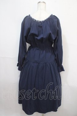 画像2: LEBECCA boutique / 湯煙を纏うワンピース F ネイビー Y-25-04-15-128-EL-OP-SZ-ZY