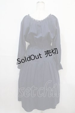 画像2: LEBECCA boutique / 湯煙を纏うワンピース F ネイビー Y-25-04-15-128-EL-OP-SZ-ZT381