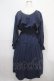 画像2: LEBECCA boutique / 湯煙を纏うワンピース F ネイビー Y-25-04-15-128-EL-OP-SZ-ZY (2)