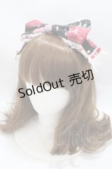 Angelic Pretty / Fresh Strawberry Dinerカチューシャ  黒 Y-25-04-15-012-AP-AC-SZ-ZY