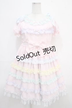 画像1: Angelic Pretty / しゃぼん玉ワンピース  ピンク Y-25-04-15-132-AP-OP-SZ-ZS