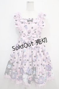 Angelic Pretty / Happy Treat Partyジャンパースカート  ピンク Y-25-04-15-135-AP-OP-SZ-ZI