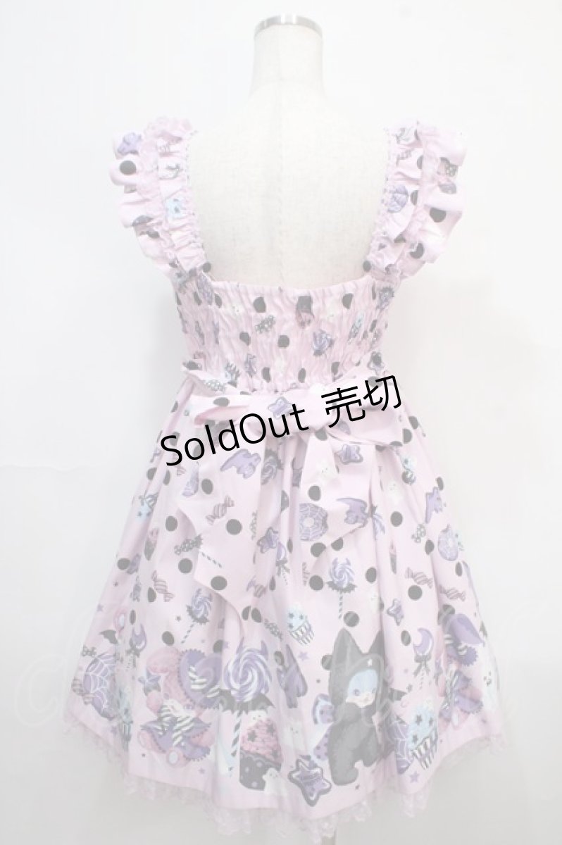 画像2: Angelic Pretty / Happy Treat Partyジャンパースカート  ピンク Y-25-04-15-135-AP-OP-SZ-ZI (2)