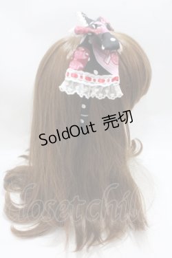 画像3: Angelic Pretty / Fresh Strawberry Dinerカチューシャ  黒 Y-25-04-15-012-AP-AC-SZ-ZY