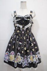 Angelic Pretty / Dreamy Night Cakesジャンパースカート  黒 Y-25-04-15-137-AP-OP-SZ-ZS
