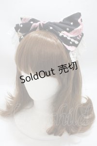 Angelic Pretty / MELODY TOYSジャンパースカートSetのカチューシャ  黒 Y-25-04-15-013-AP-AC-SZ-ZY