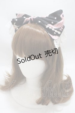 画像1: Angelic Pretty / MELODY TOYSジャンパースカートSetのカチューシャ  黒 Y-25-04-15-013-AP-AC-SZ-ZY