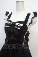 画像3: Angelic Pretty / Sweetフリルジャンパースカート  黒 Y-25-04-15-139-AP-OP-SZ-ZI (3)