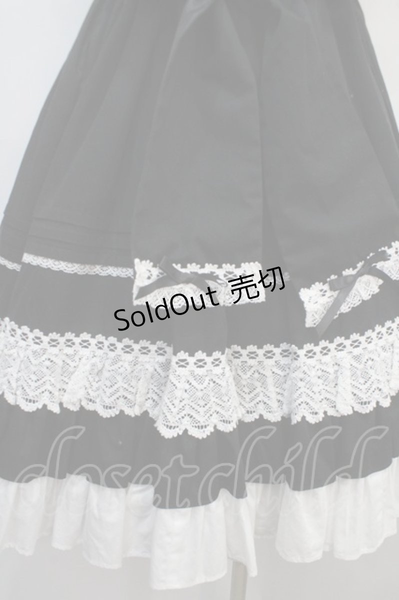 画像5: Angelic Pretty / Sweetフリルジャンパースカート  黒 Y-25-04-15-139-AP-OP-SZ-ZI (5)