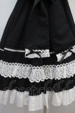 画像5: Angelic Pretty / Sweetフリルジャンパースカート  黒 Y-25-04-15-139-AP-OP-SZ-ZI (5)