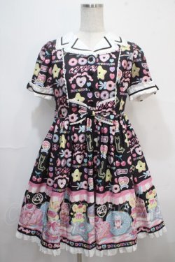 画像1: Angelic Pretty / Toy's Donut Dinerワンピース  クロ Y-25-04-15-140-AP-OP-SZ-ZS