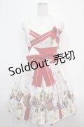 metamorphose / こい恋花かるたタックジャンパースカート  オフ白 Y-25-04-15-142-ME-OP-SZ-ZY