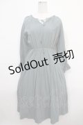 LEBECCA boutique / 湯煙を纏うワンピース F グリーン Y-25-04-15-146-EL-OP-SZ-ZY