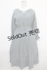 LEBECCA boutique / 湯煙を纏うワンピース F グリーン Y-25-04-15-146-EL-OP-SZ-ZY
