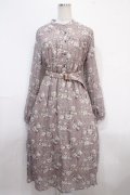 LEBECCA boutique / 出会ってしまうシフォンワンピース F ラベンダー Y-25-04-15-149-EL-OP-SZ-ZY