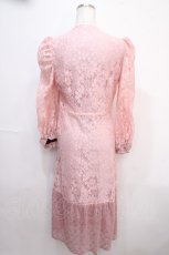 画像2: 【SALE】Swankiss /mademoi laceワンピース  ピンク Y-25-04-15-150-CA-OP-AS-ZT245 (2)