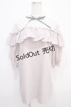 画像1: evelyn / ハートドットワンピース  ピンク Y-25-04-15-153-LO-OP-SZ-ZS