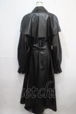 画像2: Melt the lady / レザーコート  黒 Y-25-04-15-154-PU-JA-SZ-C019