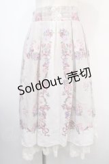 axes femme / ブーケパネル柄ミドルスカート F ベージュ Y-25-04-15-159-AX-SK-SZ-ZI