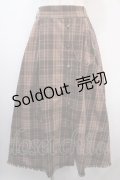 【SALE】axes femme / タータンチェックスカート F 茶 Y-25-04-15-163-AX-SK-SZ-ZT140