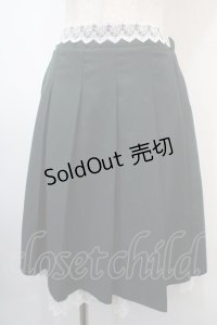 axes femme / プリーツミドルスカート  グリーン Y-25-04-15-169-AX-SK-SZ-ZY