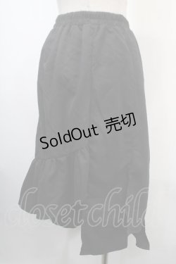 画像2: NieR Clothing / 変則スリットスカート F 黒 Y-25-04-15-172-PU-SK-SZ-ZY