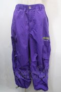 TRAVAS TOKYO / Patch nylon adjuster pants/ワッペンナイロンアジャスターパンツ F パープル Y-25-04-15-194-PU-PA-SZ-ZY