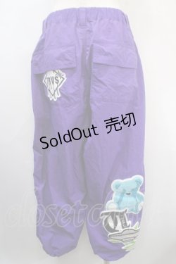 画像2: TRAVAS TOKYO / Patch nylon adjuster pants/ワッペンナイロンアジャスターパンツ F パープル Y-25-04-15-194-PU-PA-SZ-ZT340
