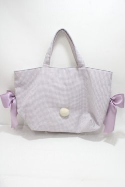 画像2: Maison de FLEUR / BAGうさぎさんと一緒トートバッグ  ラベンダー Y-25-04-15-017-LO-BG-SZ-ZY
