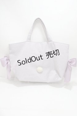 画像2: Maison de FLEUR / BAGうさぎさんと一緒トートバッグ  ラベンダー Y-25-04-15-017-LO-BG-SZ-ZT-K018