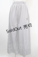 NieR Clothing / がおまる刺繍パンツ  グレー Y-25-04-15-196-PU-PA-SZ-ZY