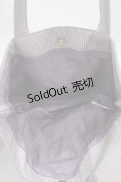 画像3: Maison de FLEUR / BAGうさぎさんと一緒トートバッグ  ラベンダー Y-25-04-15-017-LO-BG-SZ-ZT-K018