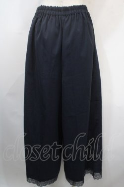 画像2: axes femme / チェーン付きダブルボタンパンツ  紺 Y-25-04-15-201-AX-PA-SZ-ZY