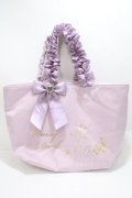Maison de FLEUR / BAGデイジービジューリボンフリルバッグ  ラベンダー Y-25-04-15-018-LO-BG-SZ-ZY