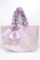 Maison de FLEUR / BAGデイジービジューリボンフリルバッグ  ラベンダー Y-25-04-15-018-LO-BG-SZ-ZT0509
