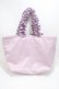 画像2: Maison de FLEUR / BAGデイジービジューリボンフリルバッグ  ラベンダー Y-25-04-15-018-LO-BG-SZ-ZY (2)