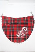 MAD / チェックフラップ - 赤 Y-25-04-15-021-PU-ZA-SZ-ZY