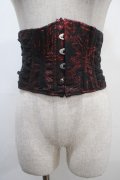 ATELIER PIERROT / Grim Shadows Corset  黒×赤 Y-25-04-15-022-EL-ZA-SZ-ZY