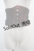 ATELIER PIERROT / Grim Shadows Corset  黒×赤 Y-25-04-15-022-EL-ZA-SZ-ZY
