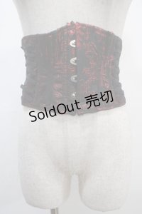 ATELIER PIERROT / Grim Shadows Corset  黒×赤 Y-25-04-15-022-EL-ZA-SZ-ZY