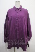 REFLEM / ネクタイ付き袖ラインシャツ F パープル Y-25-04-15-025-PU-BL-SZ-ZY